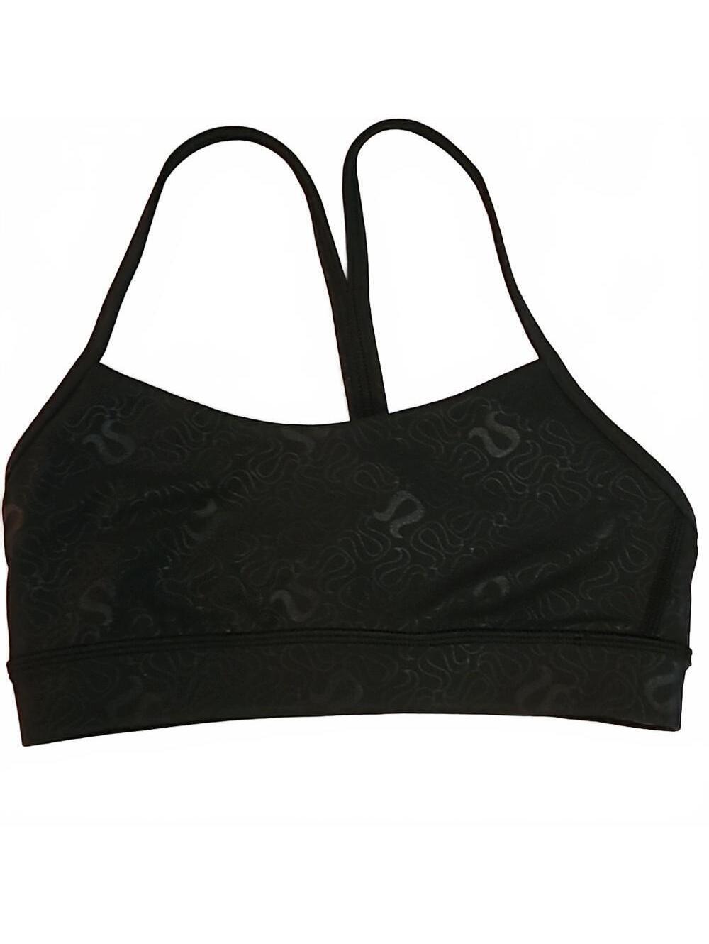 #1127 Lululemon Flow Y Bra with embossed logos size 2 t911